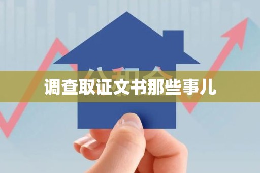 大连调查取证文书那些事儿