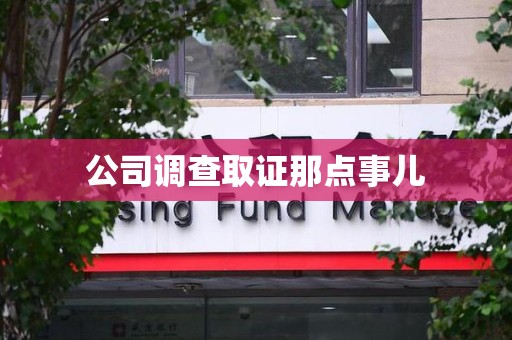 大连公司调查取证那点事儿