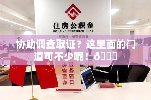大连协助调查取证？这里面的门道可不少呢！😎