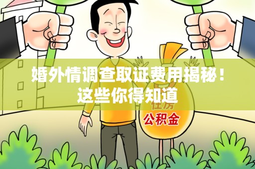 大连婚外情调查取证费用揭秘！这些你得知道