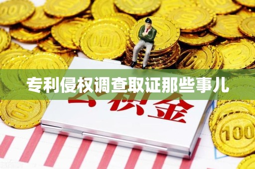 大连专利侵权调查取证那些事儿