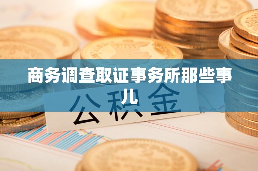 大连商务调查取证事务所那些事儿